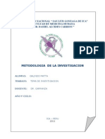 DM Tipo II METODOLOGIA DE LA INVESTIGACION