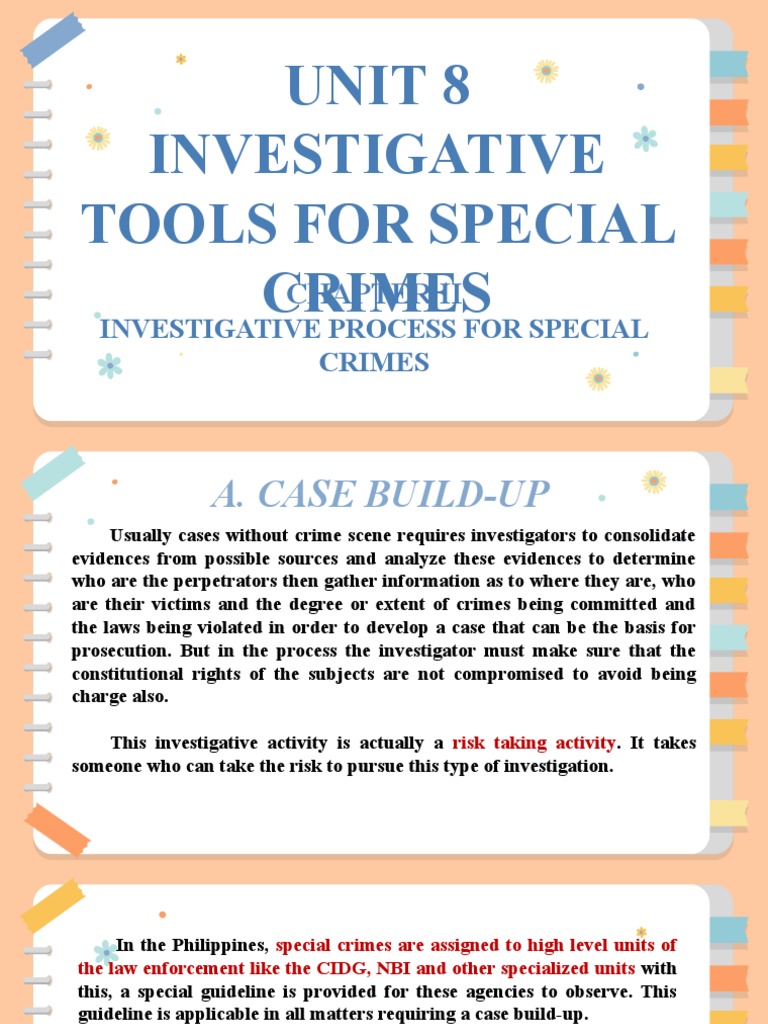 Investigative Tools for Special Crimes | PDF | Interrogation | Psychology