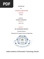 Data Structure Lab Manual