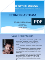Dept. of Opthalmology: Retinoblastoma