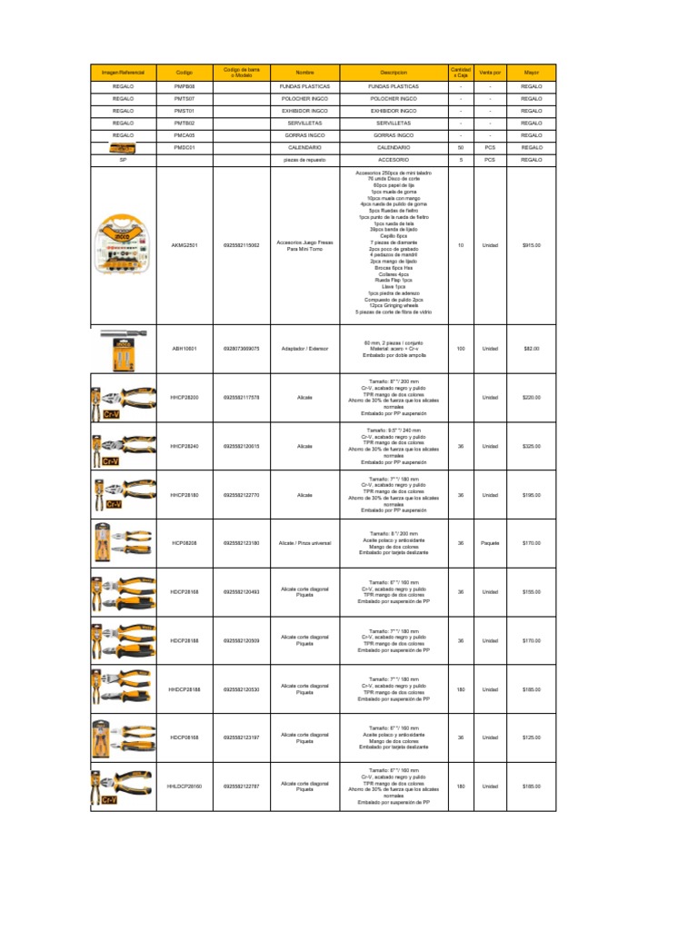 Herremienta Ingco Termica 4y4, PDF, Papel