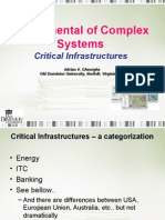Fundamental of Complex Systems: Critical Infrastructures