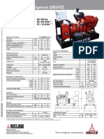 Grupo Electrogeno Deutz 4DT 57 Especificaciones