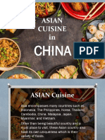 Asian Cuisine (China)