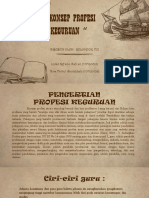 " Konsep Profesi Keguruan ": Disusun Oleh: Kelompok Viii