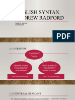 Understanding English Syntax