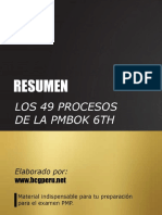 Ebook - Resumen de Los 49 Procesos de La PMBOK 6th