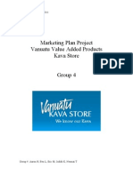 Marketing Plan Project Vanuatu Value Added Products Kava Store