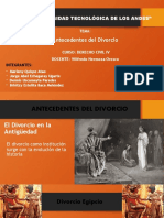 Antecedentes Del Divorcio - Civil IV