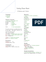 Verilog Cheat Sheet