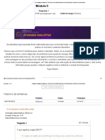 Atividade Avaliativa Do Módulo II - PROJETO DE COMPETENCIAS PROFISSIONAIS E GESTAO DE CARREIRA