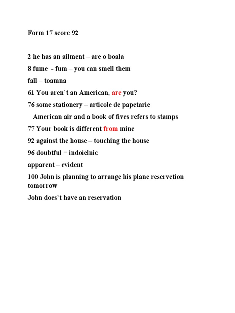 Form 17 | PDF