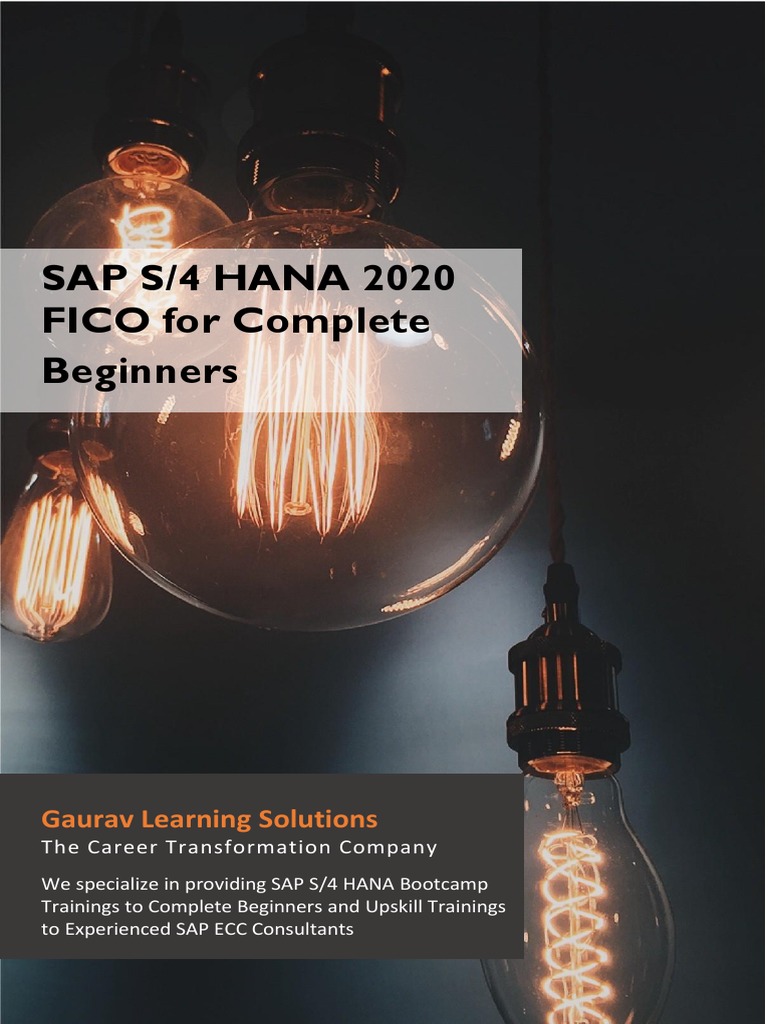 SAP S/4 HANA 2020 FICO For Complete Beginners: Gaurav Learning ...