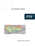 Poziția județului Călărași