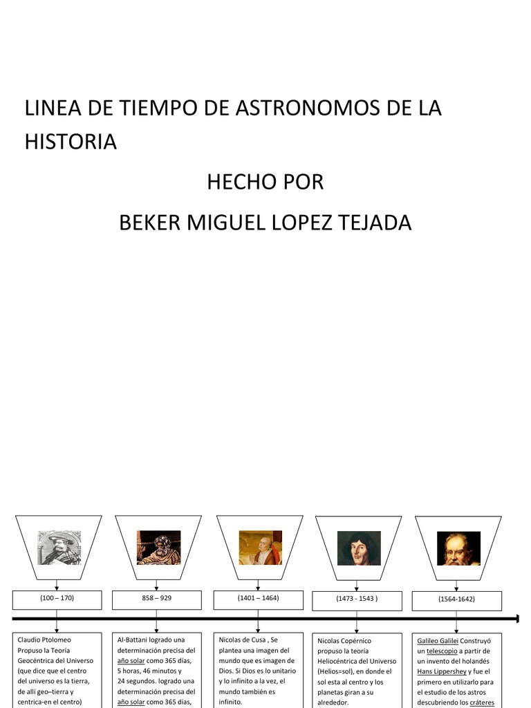 Cronología De La Astronomía Antigua