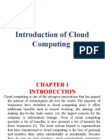 Introduction of Cloud Computing