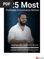 725 Profitable ECommerce Niches