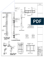 Bar Lap Detail of Beam: Parapet Wall Tie-Up Detail Elevation of Wall With Lintel & Sill Band