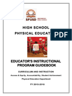 Sfusd High School Physical Education Instructional Guidebook Fy 2015-16