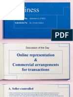 E-Business Models and Online Transaction Mechanisms