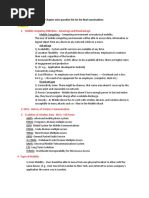 1-Mobile Computing Definition - Advantage and Disadvantage: Chapter Wise Question List For The Final Examinations