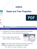 Gases and Their Properties: Huynh Kim Lam Chemistry For Engineers (CH011IU) - Lecture 8 - Semester 2: 2020-2021