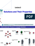 Solutions and Their Properties: Huynh Kim Lam Chemistry For Engineers (CH011IU) - Lecture 9 - Semester 2: 2020-2021