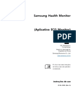 Samsung Health Monitor instruções