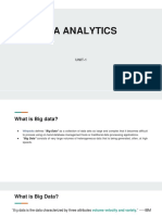 Big Data Analytics: UNIT-1