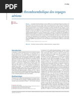 Maladie thromboembolique des voyages aériens0000