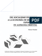 Del Socialismo de Mercado A La Economia de Mercado