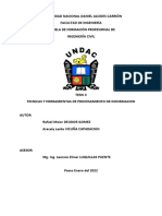 Tecnicas y Herramientas de Procesamiento de Informacion (Deudor Gomez - Vicuña Caparachin)