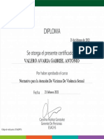 Víctimas de Violencia Sexual - Diploma