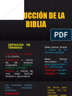 Traduccion de La Biblia