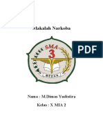 Makalah Narkoba (M.dimas Yudistira X MIA 2)