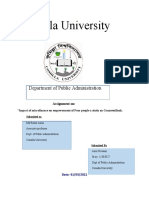 Comilla University: Department of Public Administration