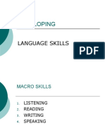 Developing Language Skills Listening