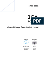 Form A: Control Change Cause Analysis Manual