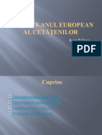 Anul 2018-anul european al cetățenilor