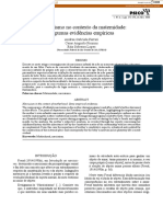 O Narcisismo No Contexto Da Maternidade: Algumas Evidências Empíricas