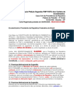 Reiteracao Peticao FMP a Presidencia da Republ