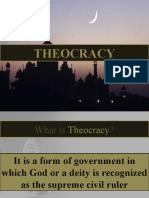 Philippine Politics - Theocracy