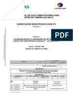 G691074-B1083-U111-0 Memoria Cimentacion Soportes Tuberia - GIS220kV