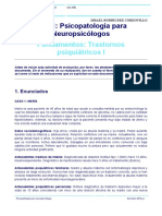 PEC 1 - Psicopatologia para Neuropsicologos - Israel Rodriguez Cordovillo