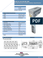 Annexure I - NCSP B 25150 MI RM - Battery Data Sheet