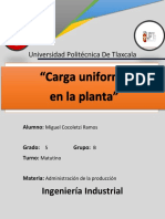 Carga Uniforme en La Planta