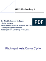 PST 31215 Biochemistry II