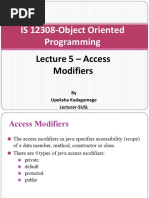 Oop 5 - Access Modifiers