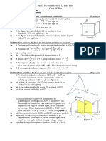 8.8 Teza Sem 1 Clasa 8-Bun