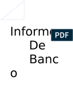 Informe banco